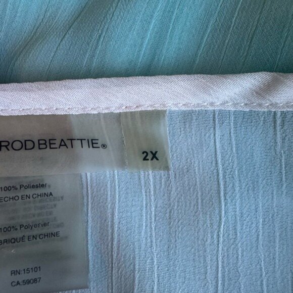 Rod Beattie Women Poncho Ruana Cover Up XXL Beach Coastal Festival Kimono - Picture 6 of 10